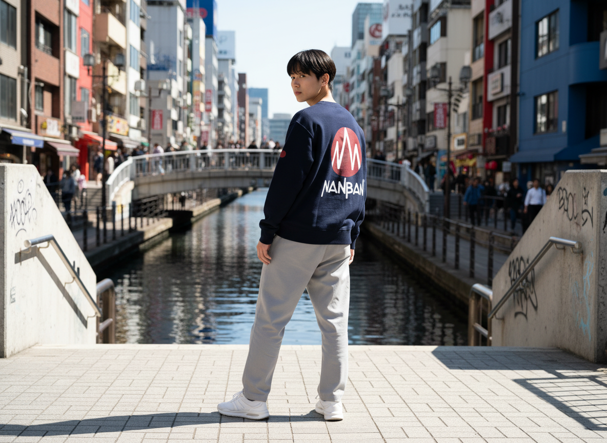NANBAN LOGO CREWNECK SWEATSHIRT